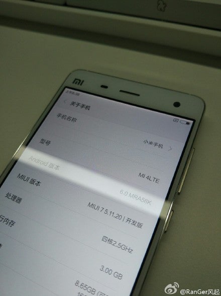 Teasing Android 6.0 Marshmallow on the Mi 4 - Xiaomi Mi 4 and Mi Note to get bumped to Android 6.0 Marshmallow shortly