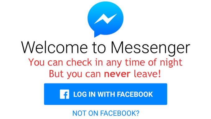 log out of facebook messenger