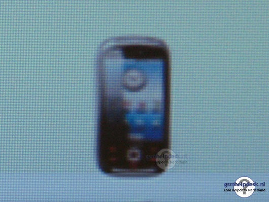 Sneak peek at the first Android-powered Samsung phone