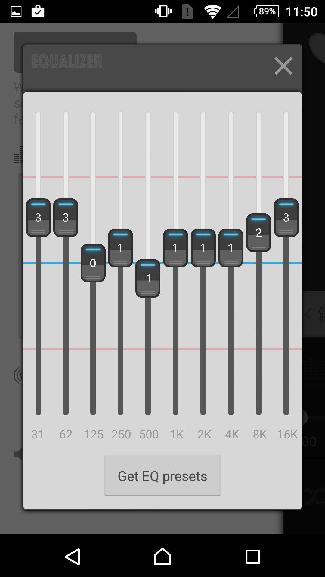 EQ. Apply to taste! - Spotlight: PlankTone is an Android music player with custom sound presets for each tune