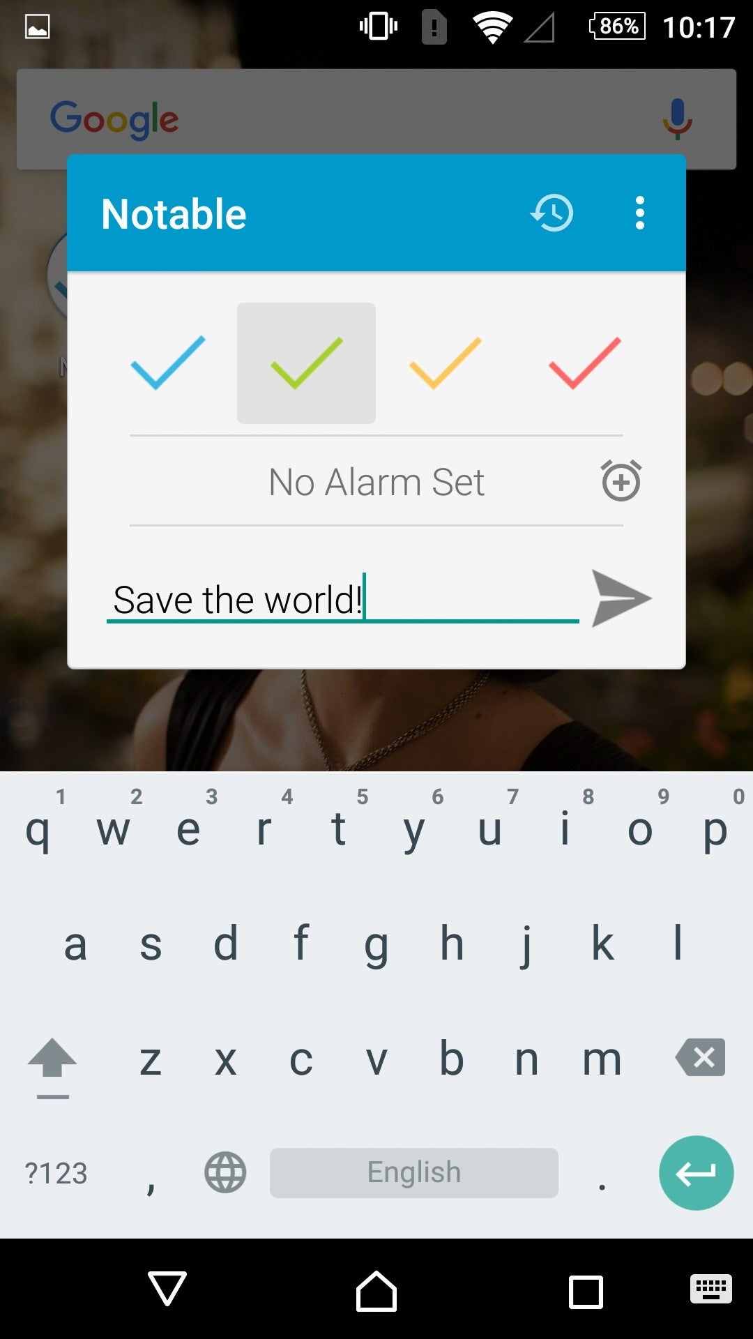 Notable, reminding us to save the world... - Spotlight: Notable is a great Android app for quickly setting reminders in the notifications drawer