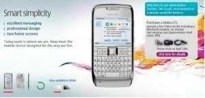 Rogers offers Nokia E71 in white