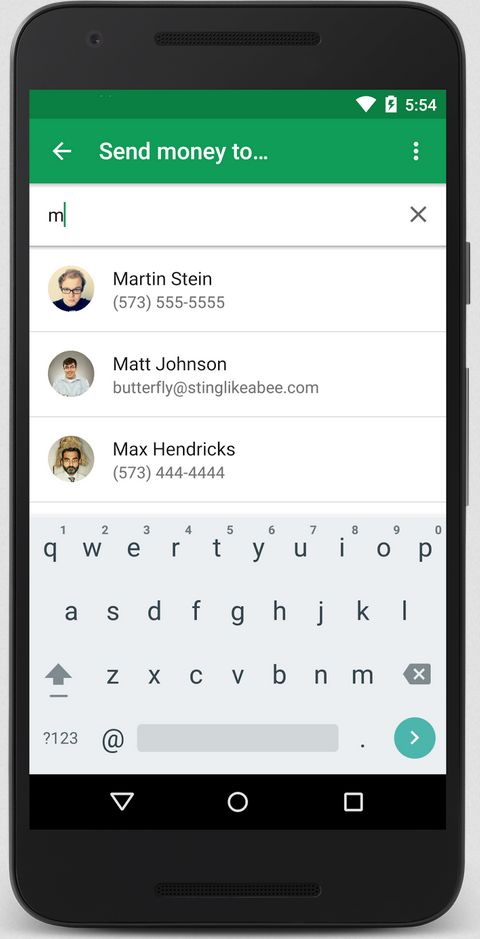 Update to Google Wallet app will allow you to send money to your contacts without using an email address - Google Wallet will send money to your contacts without requiring an email address
