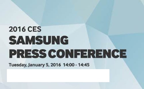 Samsung's CES 2016 invitation - CES 2016: what to expect