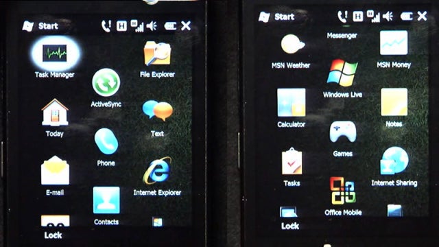 Windows Mobile 6.5 loses its honeycomb start menu