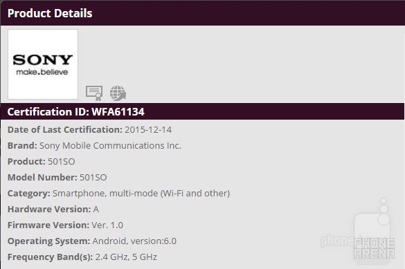 Android Marshmallow for Japanese Sony Xperia Z4 and Z5/Premium models gets Wi-Fi certification