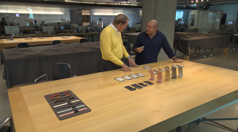 Jony Ive talks about Apple's popular devices on tonight's 60 Minutes broadcast on CBS - Apple's hush hush design studio and CEO Tim Cook star tonight on CBS-TV's 60 Minutes