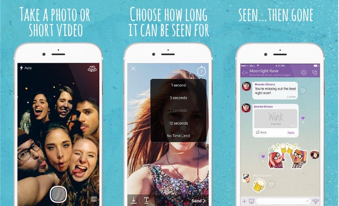 Viber Wink is a brand new app that rivals SnapChat