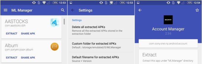 Spotlight: ML Manager for Android lets you organize apps and extract them to APKs