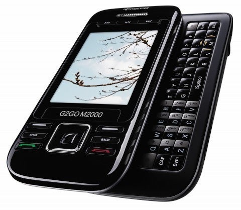 The number keys of the G2GO M2000 are turned at 90 degrees - Kyocera with two new phones at CTIA