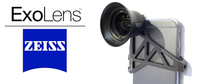 ExoLens shows premium iPhone camera lens attachments with Zeiss optics
