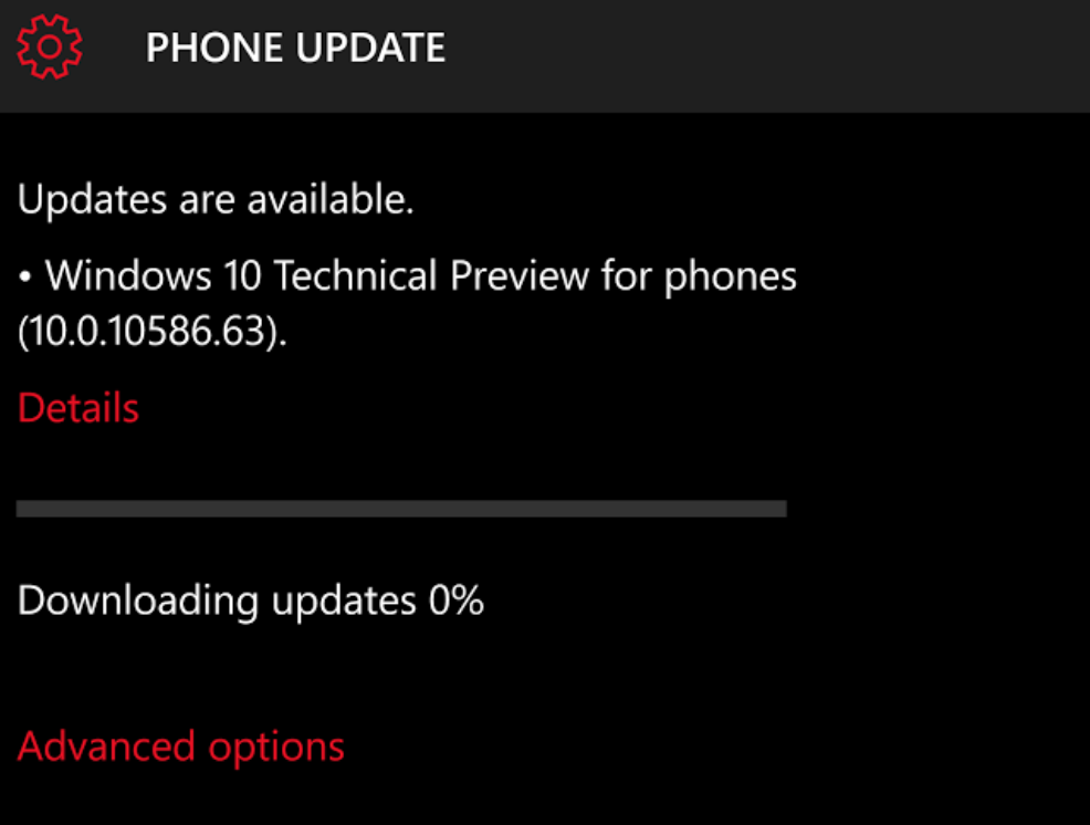 Windows 10 Mobile 10586.63 is pushed out to the fast ring by Microsoft - Windows 10 Mobile 10586.63 is released to Windows Insiders&#039; fast ring