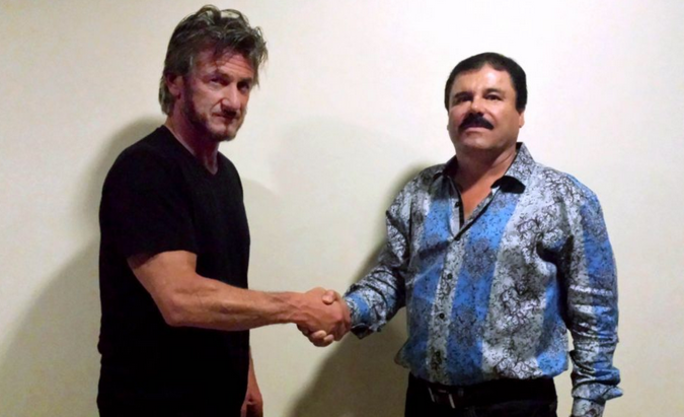 BBM was one of the tools used to help actor Sean Penn (L) meet with fugative drug lord Joaquín "El Chapo" Guzmán Loera - Sean Penn used BBM to keep in touch with drug kingpin