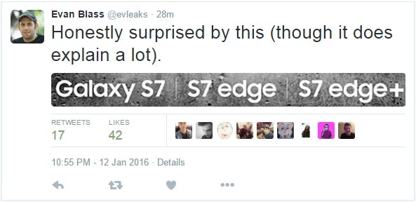 Samsung Galaxy S7, S7 edge and S7 edge+ names confirmed?