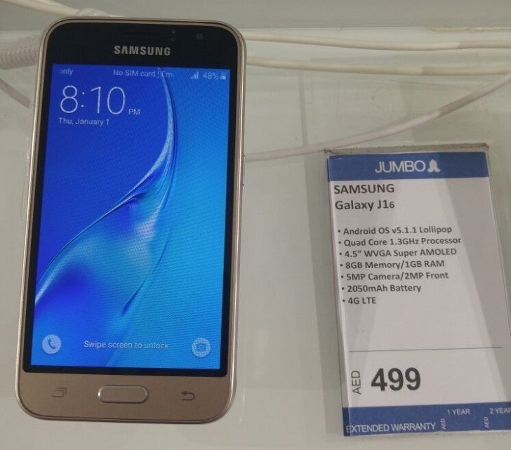 Samsung makes Galaxy J1 2016 official: larger screen, faster chipset