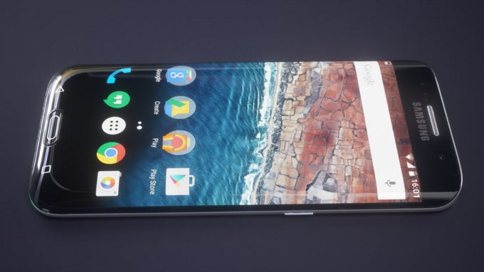 This wild Samsung Galaxy S7 Edge concept dreams of a phone with a triple curve, microSD card slot