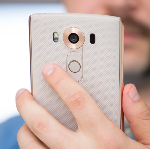 The LG V10&#039;s fingerprint scanner is embedded into the power button on the back - The fingerprint sensor belongs on the front of the smartphone – here&#039;s why
