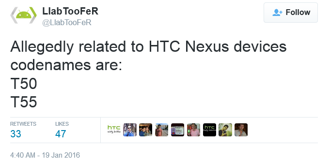 HTC&#039;s rumored Nexus devices are allegedly codenamed T50 and T55 - HTC&#039;s rumored Nexus handsets are codenamed T50 and T55?