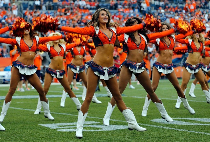 Denver Broncos cheerleaders - How to watch Super Bowl 50 streamed live on your Android, iOS or Windows device