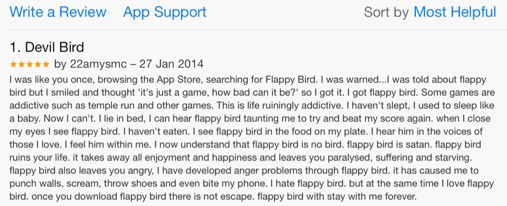 How often do you post app reviews on Google Play or the App Store?
