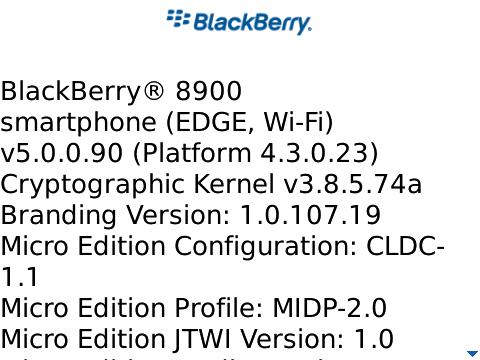 Leaked OS 5.0.0.90 for 'Berry's Curve 8900 and Bold 9000