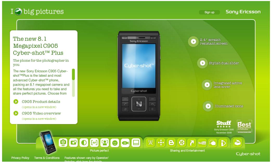 Sony Ericsson C905 Plus gets real