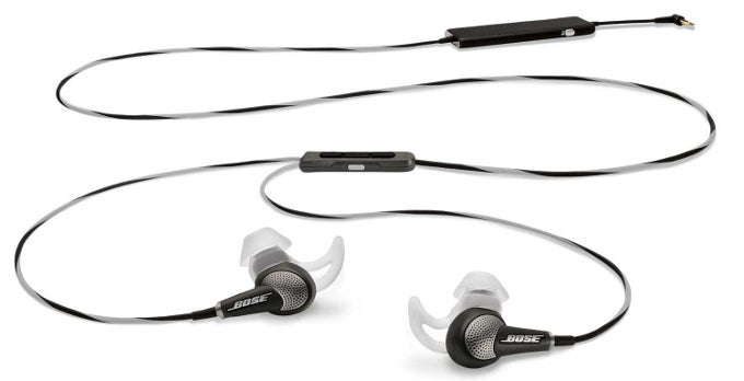 Bose QuietComfort 20i Acoustic Noise Cancelling earbuds - Valentine&#039;s Day 2016 gift guide: here&#039;s what you can give your significant other