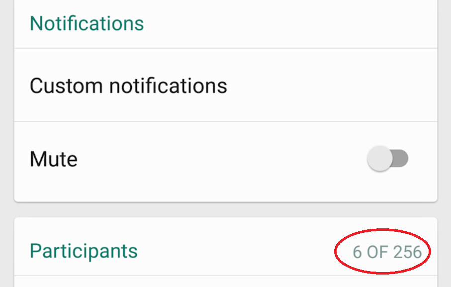 WhatsApp beta raises the group chat cap from 100 people to 256 - WhatsApp raises its group chat cap to 256 people from 100