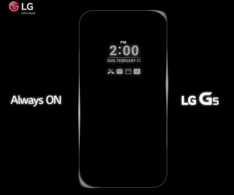 Officially confirmed: LG G5 features an Always On Display mode