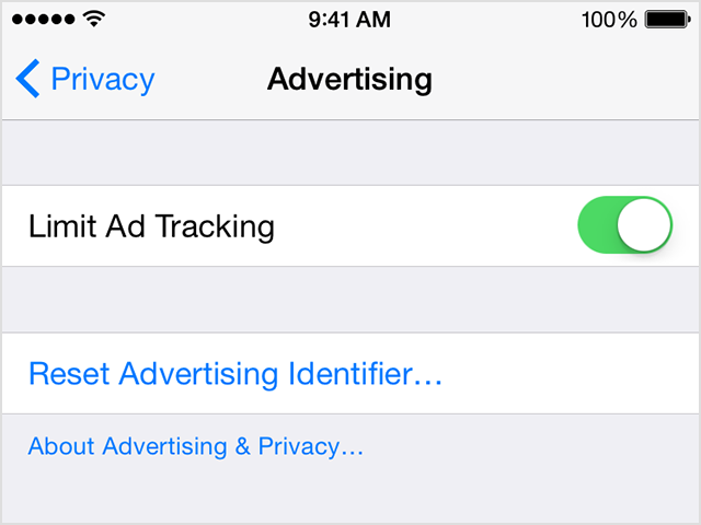 How to reset your advertising ID, and opt out of targeted ad tracking on Android, iOS and Windows phones