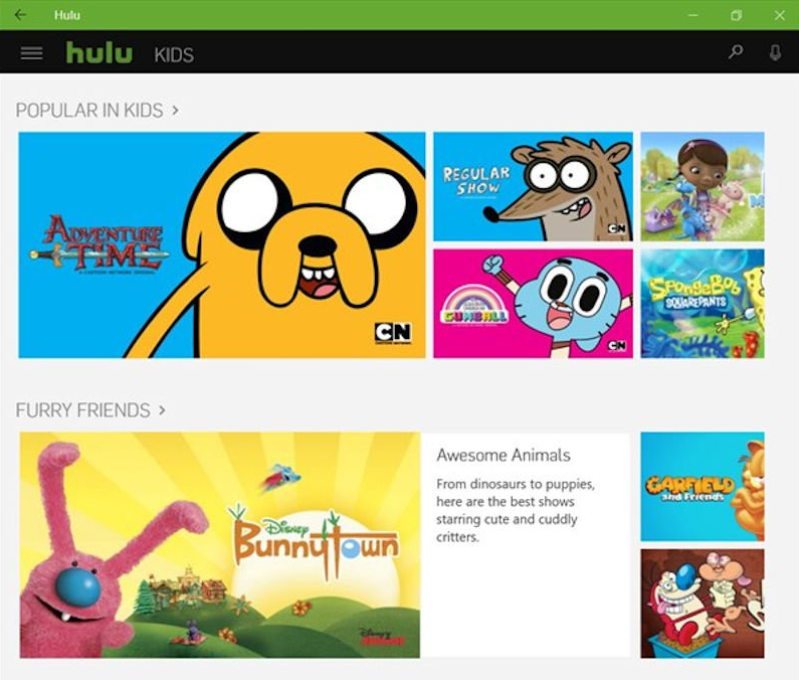 Hulu now has a Uniuversal Windows 10 app in the Windows Store - Hulu launches Universal Windows 10 app