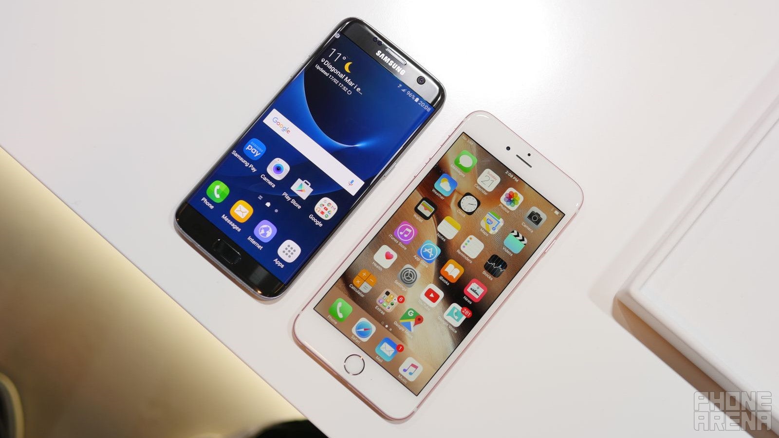 Samsung Galaxy S7 edge vs Apple iPhone 6s Plus: first look
