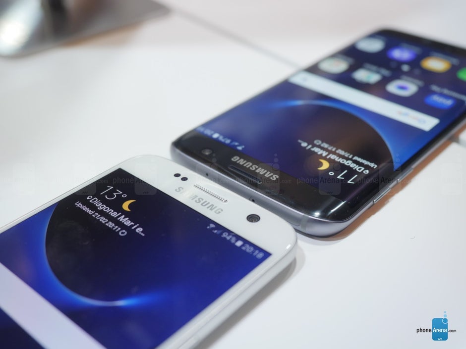 Samsung Galaxy S7 vs S7 Edge first look PhoneArena