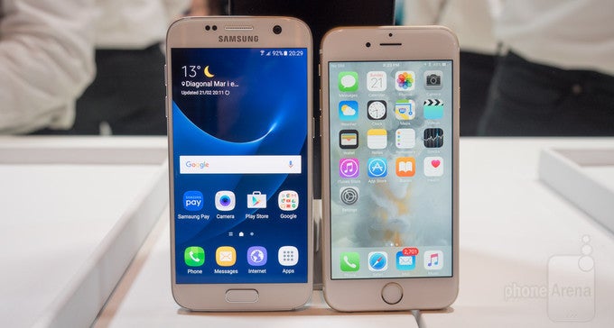 Samsung Galaxy S7 vs iPhone 6s: first look