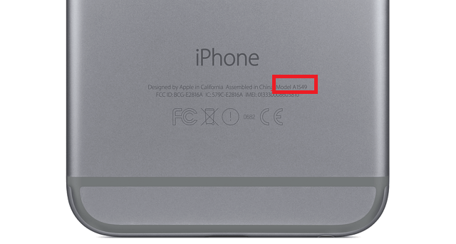 How to identify an iPhone model using the Model Identification Code