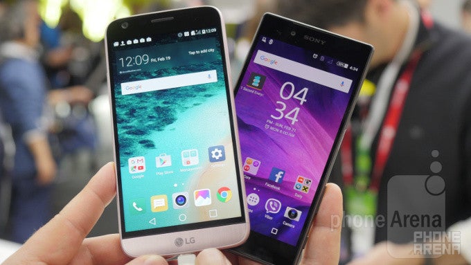LG G5 vs Sony Xperia Z5: first look