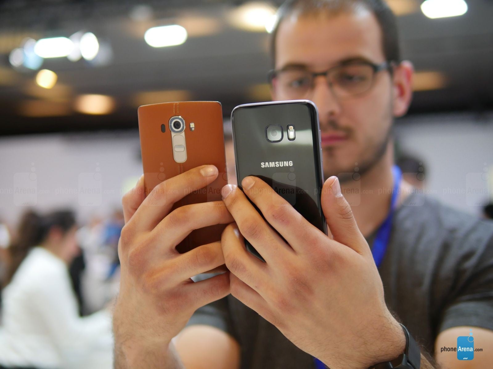 Samsung Galaxy S7 edge vs LG G4: first look