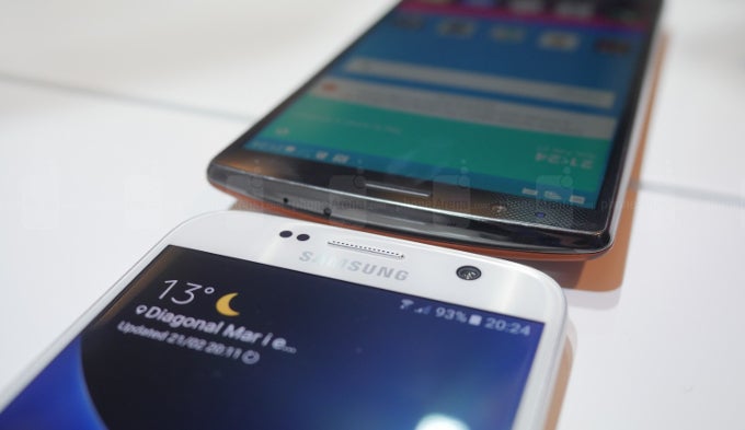 Samsung Galaxy S7 vs LG G4: first look