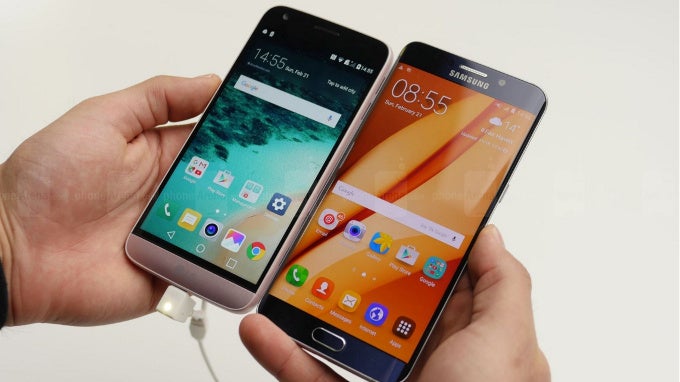 LG G5 vs Samsung Galaxy S6 edge+: first look