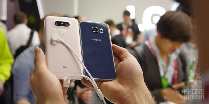 LG G5 vs Samsung Galaxy S6: first look