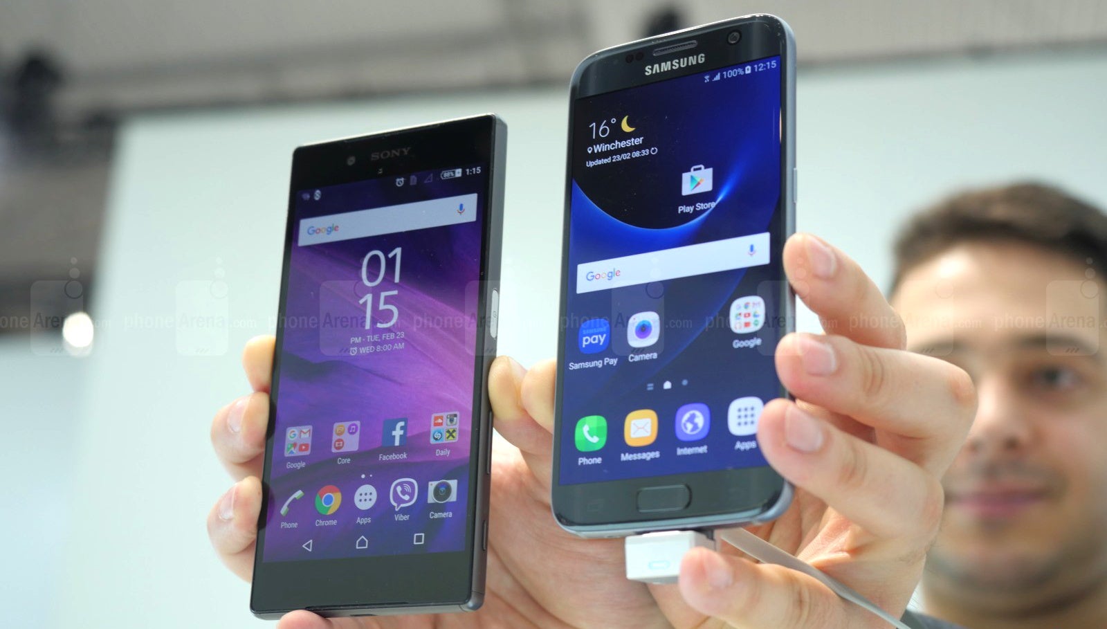 Samsung Galaxy S7 vs Sony Xperia Z5: first look
