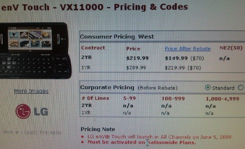 enV Touch price confirmed and new video of the enV3