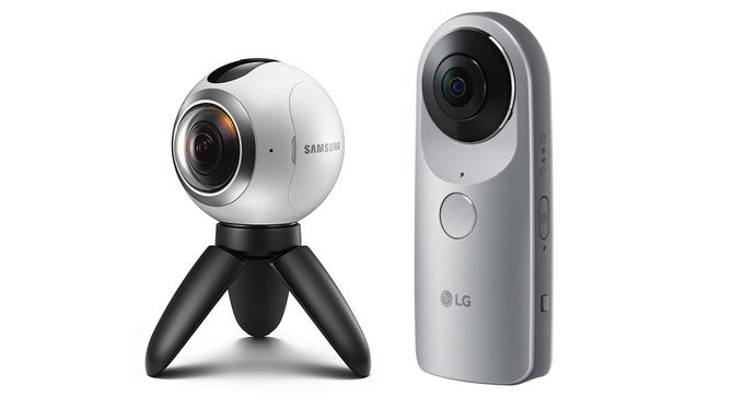 The new Samsung Gear 360 and the LG 360 CAM 360-degree cameras - Best innovation of MWC 2016: PhoneArena Awards