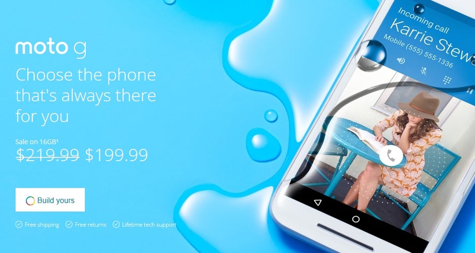Motorola Moto G (2015) 16 GB ahora es $20 más barato