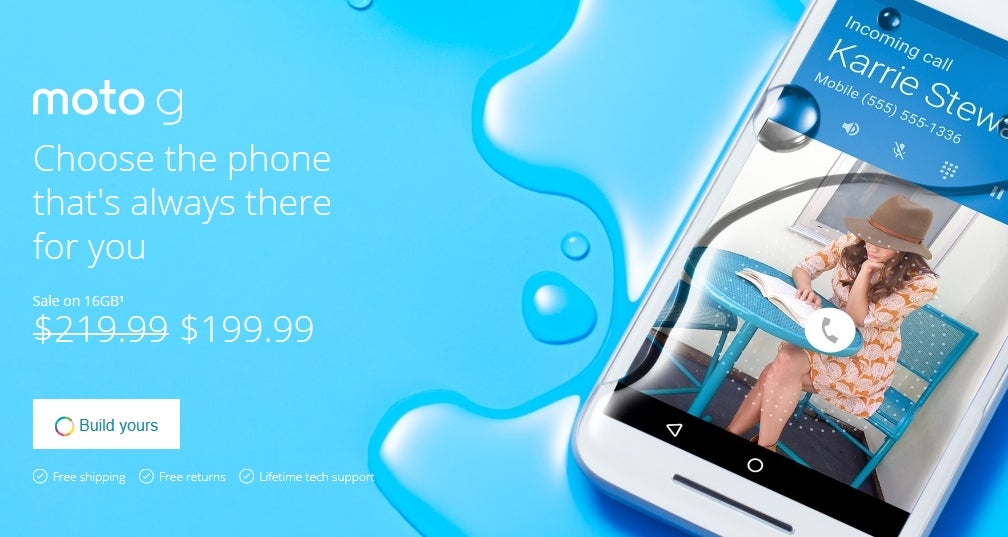 Motorola Moto G (2015) 16 GB is now $20 cheaper