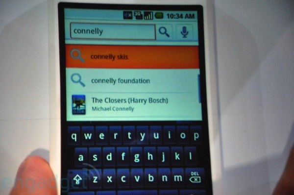 Donut features displayed at Google I/O