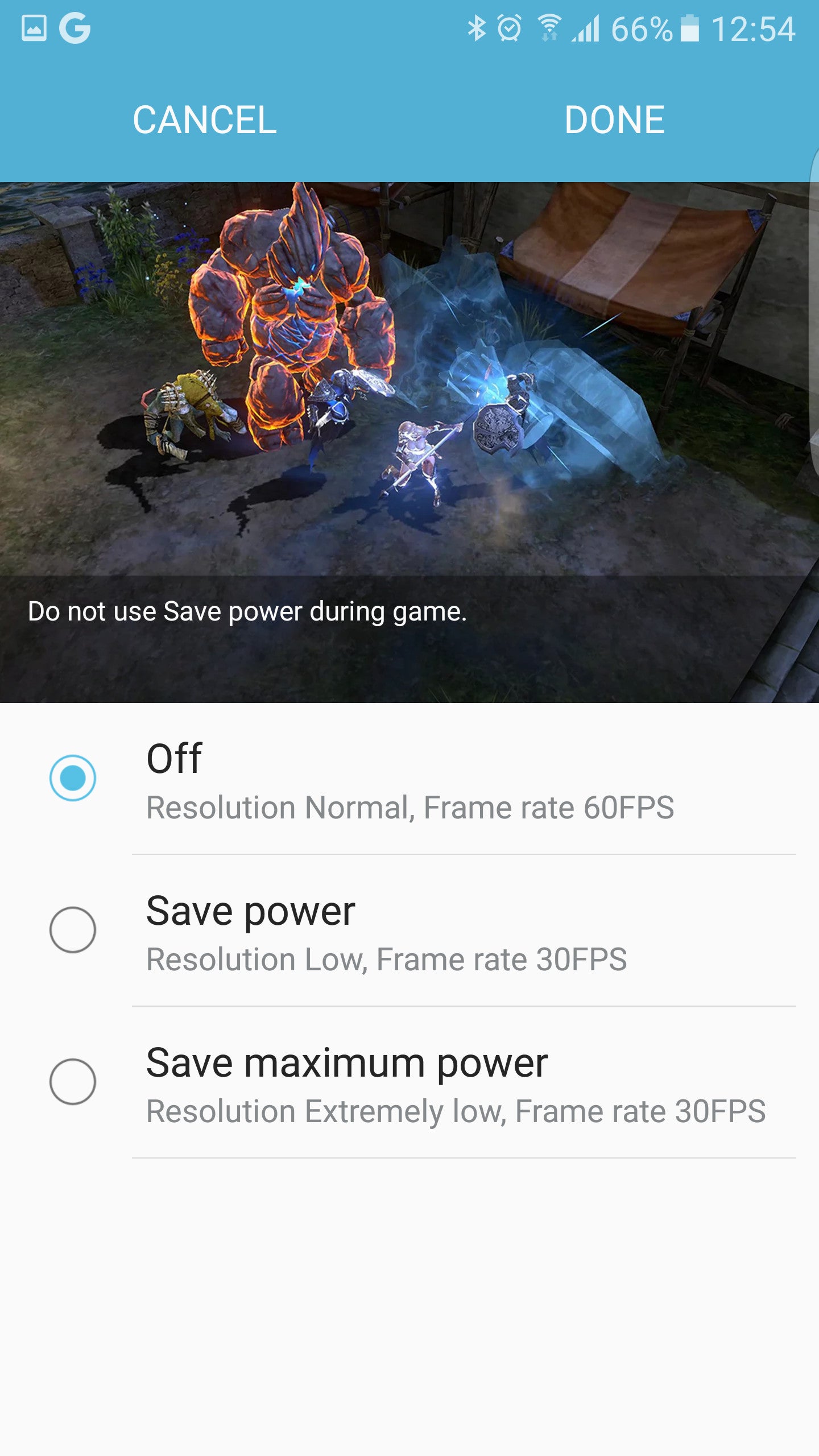 Change settings via Game launcher - Samsung Galaxy S7 / S7 Edge Game Launcher walkthrough