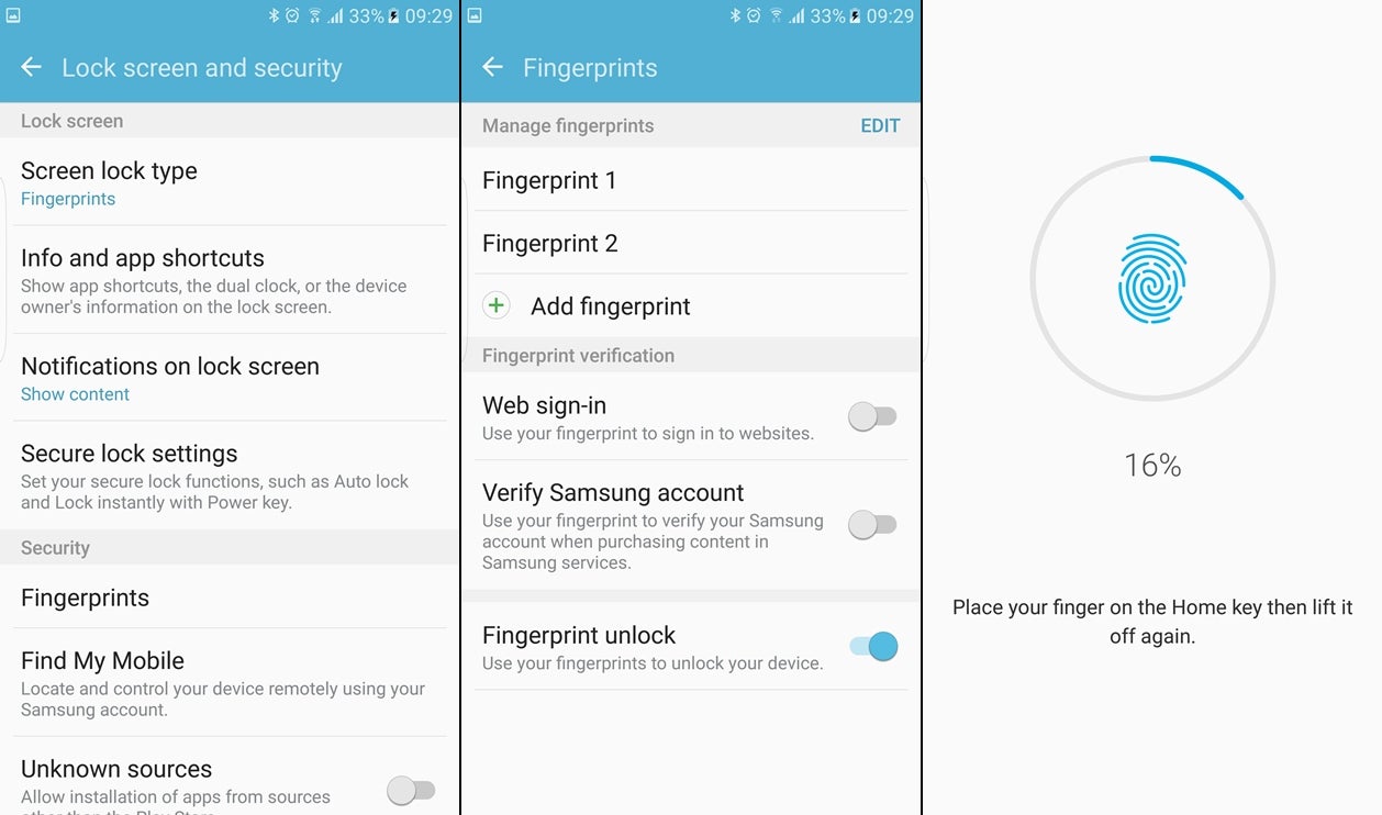 Настройки самсунг с 23. Samsung s7 настройки. Galaxy s7 Fingerprint Setup. Самсунг с7 как настройки. S7 Edge как включить роуминг.
