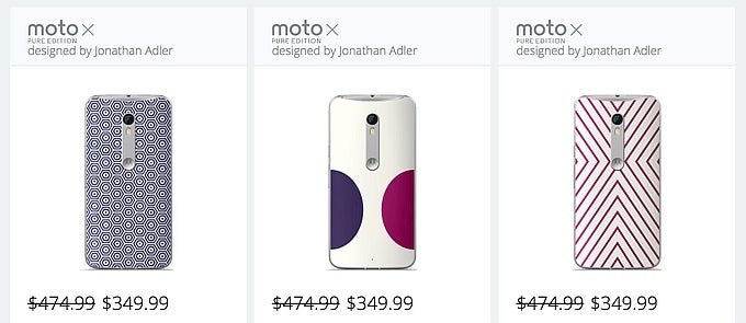 Deal: get the 32GB Motorola Moto X Pure with a limited-edition back cover at $349.99