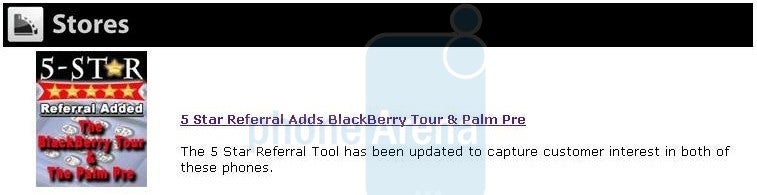 BlackBerry Tour to arrive in mid-August, while an e-mail mentions it and the Pre